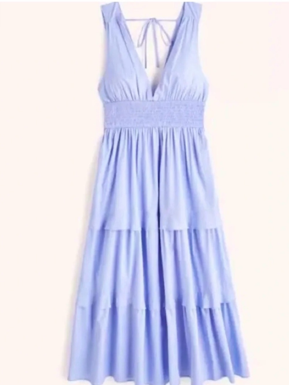 Abercrombie Blue Tiered Dress